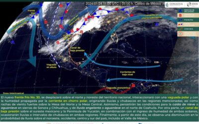 Pronostican baja probabilidad de lluvias y ambiente fresco para este miércoles