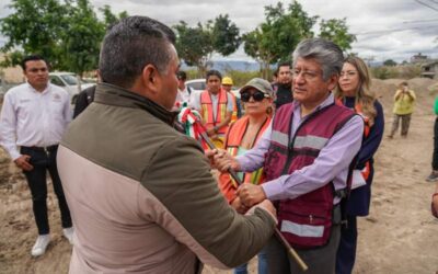 Recibe Martínez Neri bastón de mando en Agencia Municipal de Viguera.