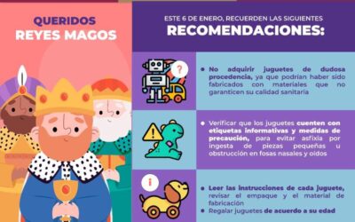 Recomienda SSO a Reyes Magos adquirir juguetes con etiquetas informativas y de calidad