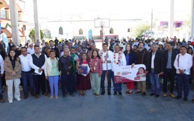 Rezagos en materia educativa, infraestructura y programas sociales son atendidos en San Lucas Quiaviní