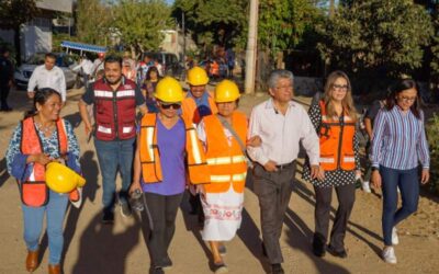 Con obras se mejoran condiciones de vida a vecinos de San Martín Mexicapam