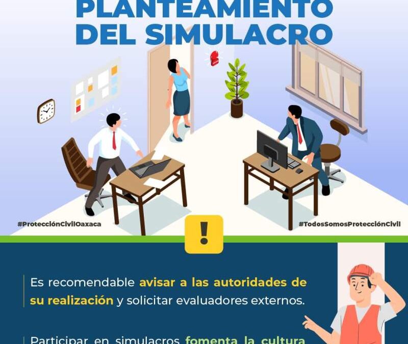 Convoca Protección Civil al Primer Simulacro Nacional 2024