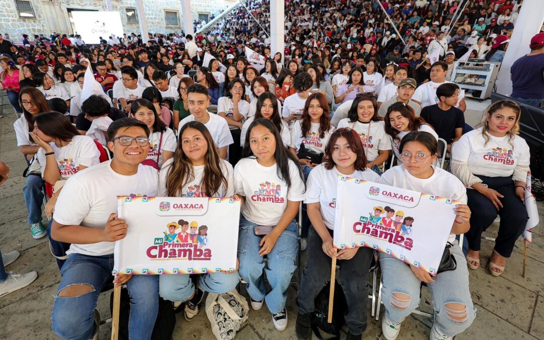 Beneficiará Mi Primera Chamba a personas recién egresadas de universidades de Oaxaca