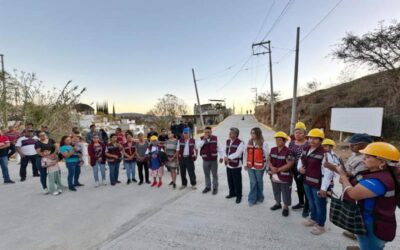 Inauguran más obras en Ejido Guadalupe Victoria y Donají