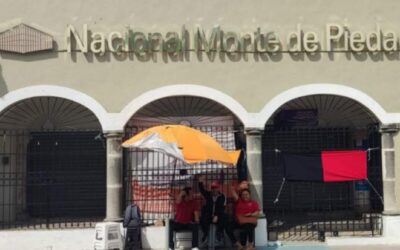 Sindicato del Nacional Monte de Piedad se va a huelga por inconformidades con los contratos colectivos