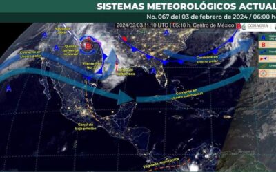 Vientos fuertes y ambiente muy frío afectarán al noroeste y norte de México