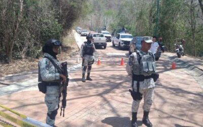 Guardia Nacional toma el campo de golf en Huatulco en Oaxaca