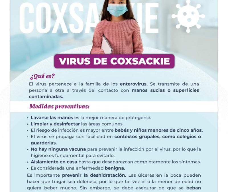 Reforzar medidas de higiene, importante para prevenir coxsackie