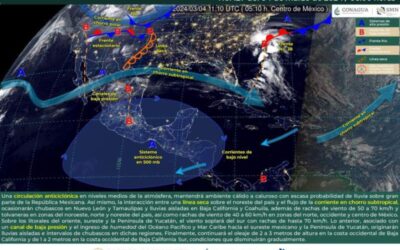Se esperan radiaciones solares fuertes y rachas de viento en el estado