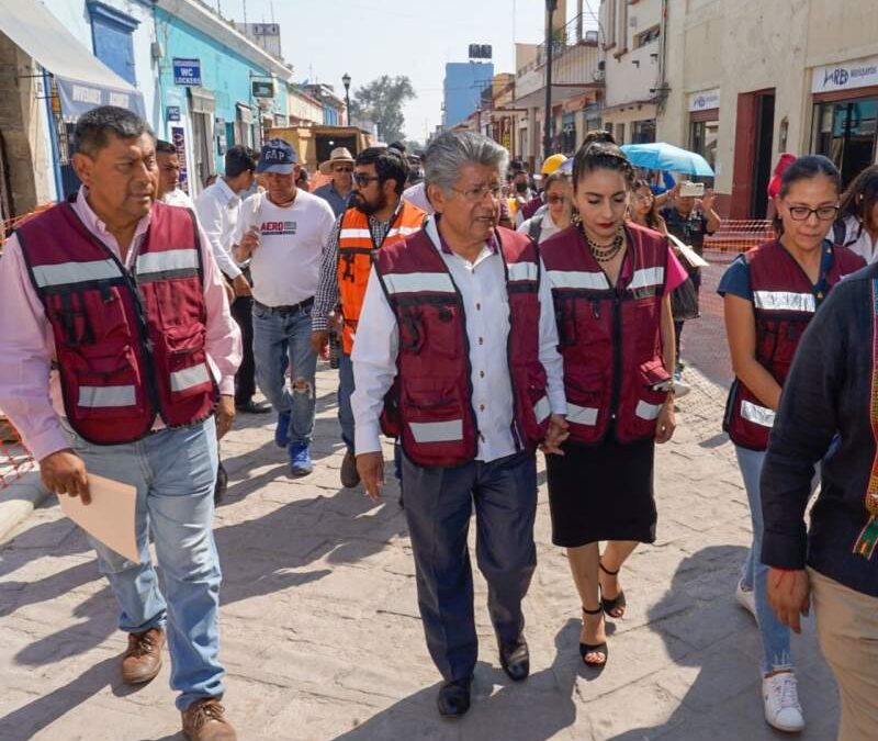 Significativo avance registra obra en calle Bustamante