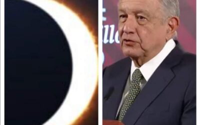 AMLO pide a medios difundir medidas de precaución para ver el eclipse en México