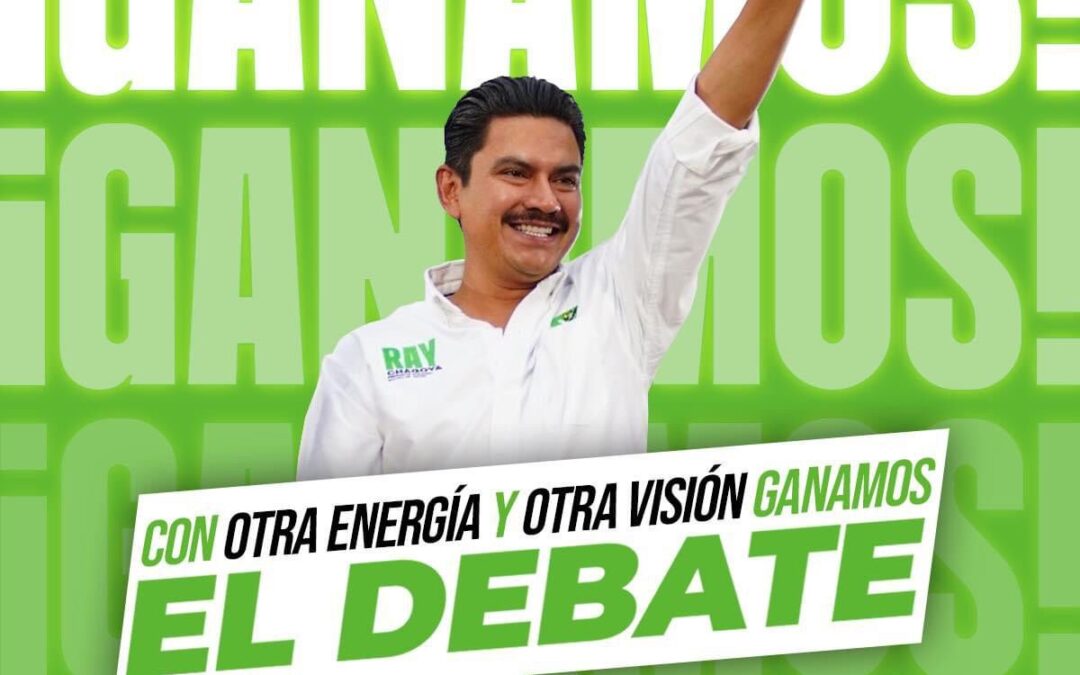 Contundente victoria de Ray Chagoya en debate por la presidencia municipal de Oaxaca de Juárez