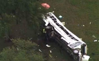 Accidente automovilístico en Florida con campesinos mexicanos; hay 8 muertos