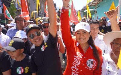 Diputada Liz Concha respalda al priismo en Huautla de Jiménez