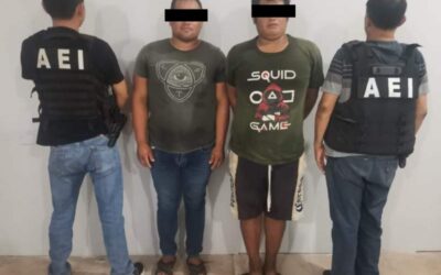 FGEO detiene a dos personas con posesión de drogas, hechos ocurridos en el Istmo de Tehuantepec