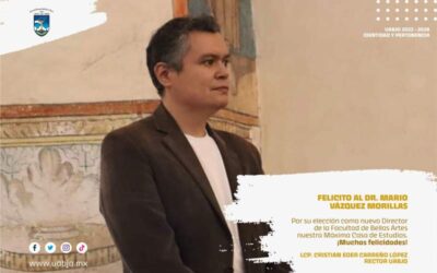 Mario vázquez morillas, nuevo director de Bellas Artes UABJO