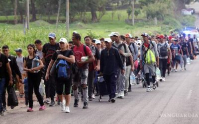 Sale rumbo a EU nueva caravana de migrantes desde frontera sur