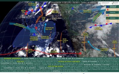 Aumento de nubes y desplazamiento de anticiclón disminuirá ligeramente el calor en Oaxaca