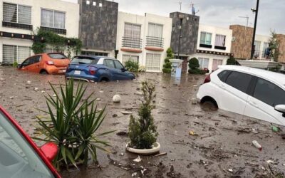 Lluvias en Edomex: Se desborda río San Martín; inundaciones en Chalco e Ixtapaluca