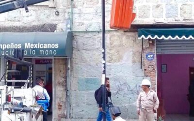 Rehabilita Ayuntamiento daños ocasionados a luminarias del Centro Histórico
