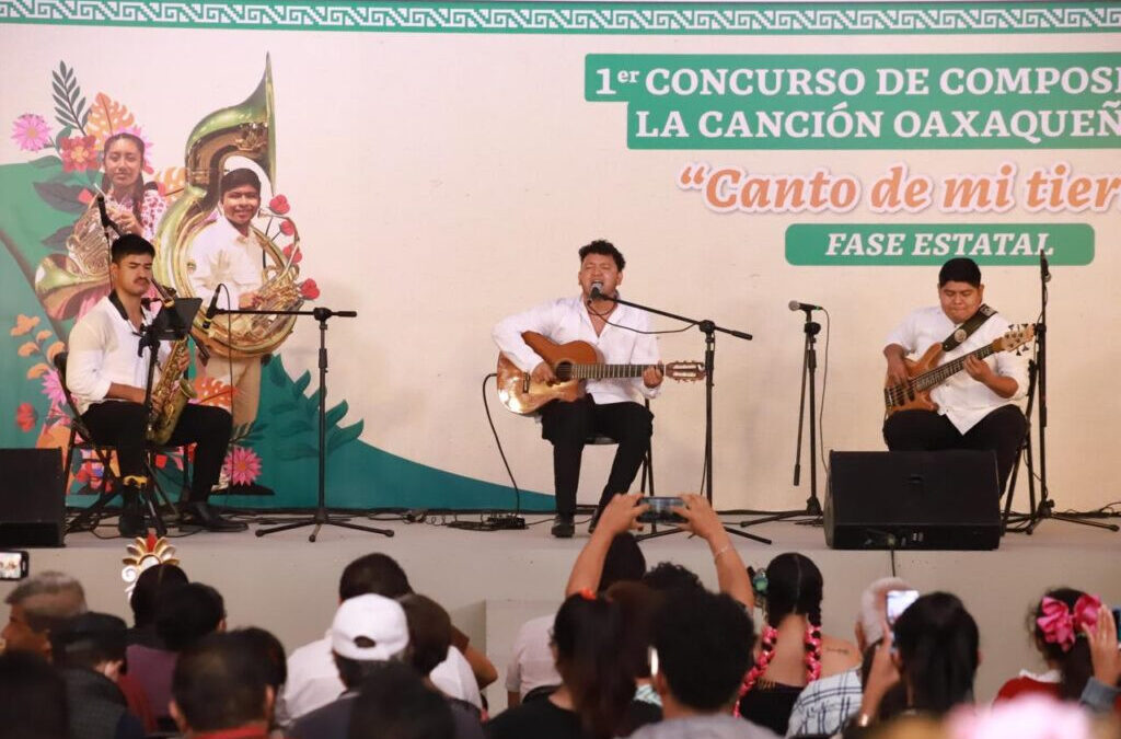 Ricardo Amadeus Morquecho, ganador del Primer Concurso de Composición de la Canción Oaxaqueña 2024 “Canto de mi tierra”