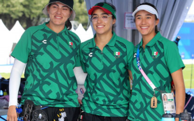 Equipo mexicano femenil de Tiro con Arco avanza a las semifinales en París 2024