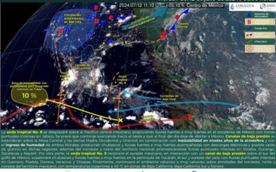 Este viernes se prevén lluvias y precipitaciones en diferentes puntos del estado