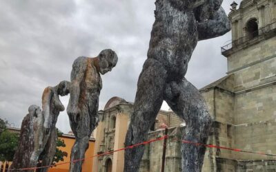 Llegaron los gigantes a Oaxaca de Juárez, magna exposición escultórica