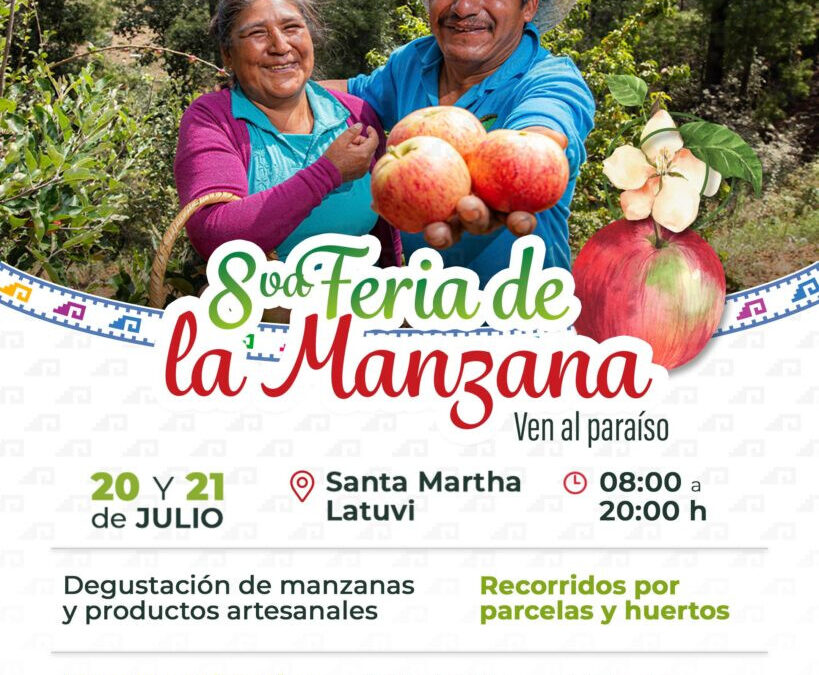 Realizará Santa Martha Latuvi octava Feria de la Manzana