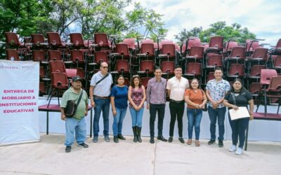 Continúa IOCIFED labores de mejora en infraestructura educativa de Oaxaca