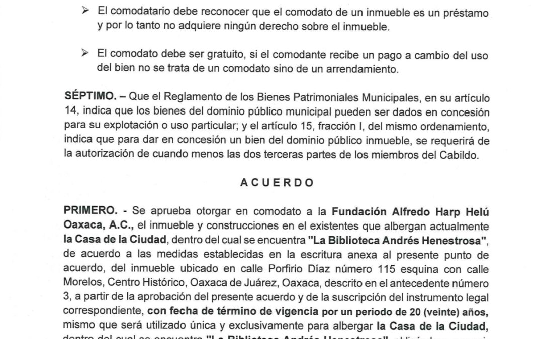 Martínez Neri intenta firmar contrato de comodato por 20 años sin consulta previa libre e informada, con gastos adicionales a expensas del erario público