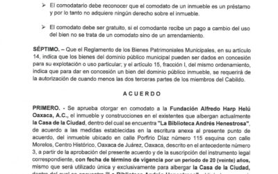 Martínez Neri intenta firmar contrato de comodato por 20 años sin consulta previa libre e informada, con gastos adicionales a expensas del erario público