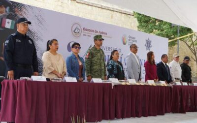 Celebra 34 aniversario policía municipal de Oaxaca de Juárez