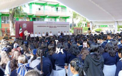 “Educar es transformar”: Salomón Jara Cruz, durante inicio del ciclo escolar 2024-2025