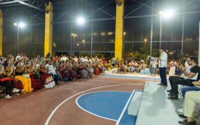 Inauguran espacios públicos para el desarrollo deportivo y comunitario del Istmo de Tehuantepec