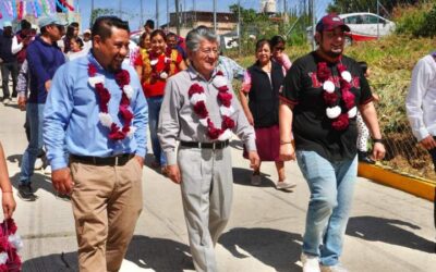 Inauguran obra colaborativa entre ciudadanía y gobierno municipal en Donají.