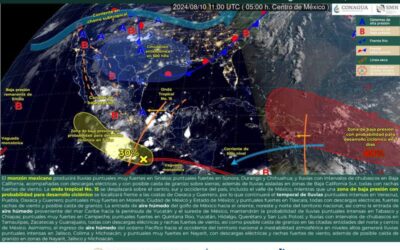 Onda tropical número 15 mantendrá temporal lluvioso en Oaxaca durante este fin de semana