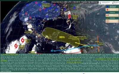 Se prevén lluvias y tormentas fuertes para este martes en Oaxaca