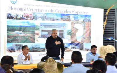 UABJO inaugura hospital veterinario de grandes especies en Sta. Gertrudis Zimatlán