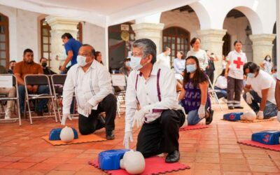 Con capacitación en RCP conmemora Ayuntamiento Día Nacional de Protección Civil