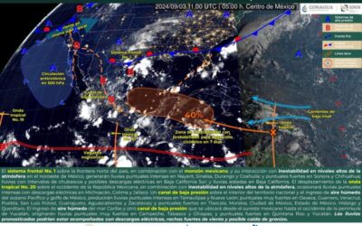 Continuarán las lluvias en Oaxaca para este martes