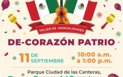 Invita Secretaría de Administración a participar en talleres del mes patrio