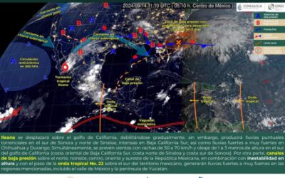 Se prevé fin de semana con lluvias de intensidad variable en Oaxaca