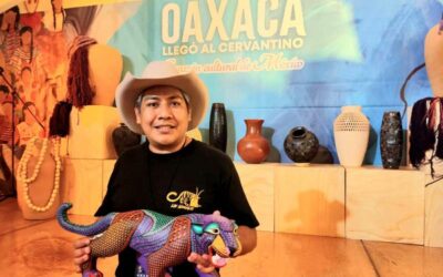 Alebrijes oaxaqueños impresionan en el Festival Internacional Cervantino