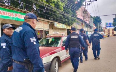 Combate Policía Municipal de Oaxaca de Juárez robo de vehículos y motocicletas