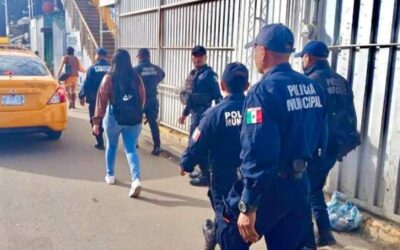 Continúa Policía Municipal operativos para abatir violencia contra la mujer en Oaxaca de Juárez