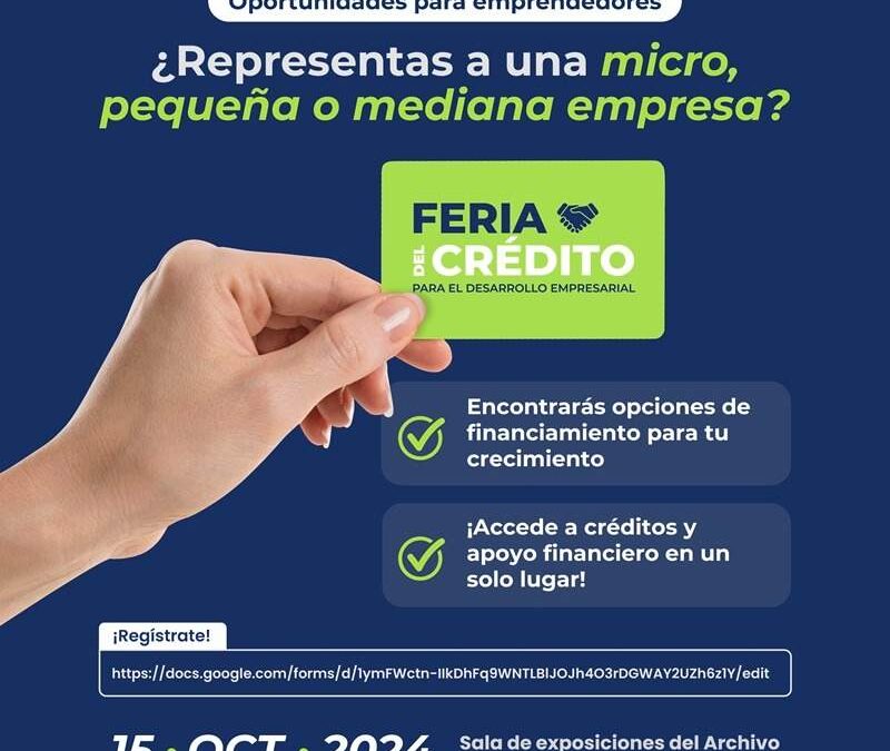 Convoca Sedeco a las Mipymes a participar en Feria del Crédito para el Desarrollo Empresarial