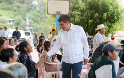 Escucha el Gobernador Salomón Jara necesidades de la agencia Santo Tomás Lachitá