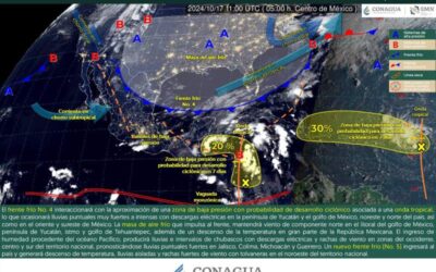 Frente frío número 4 mantendrá bajas temperaturas en Oaxaca