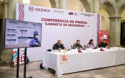 Informa SSPC sobre estrategias implementadas para asegurar la paz en Oaxaca